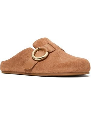 Kate Spade Halo Suede Clog - Brown