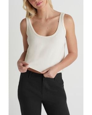 Hurley California Crop Cotton Jersey Tank - White
