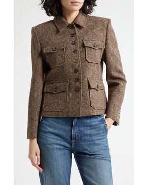 Nili Lotan Jamison Stretch Virgin Wool Jacket - Blue