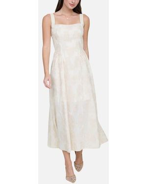 Blu Pepper Floral Print Sundress - White