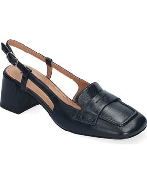 Bibi Lou Niky Slingback Loafer Pump - Blue