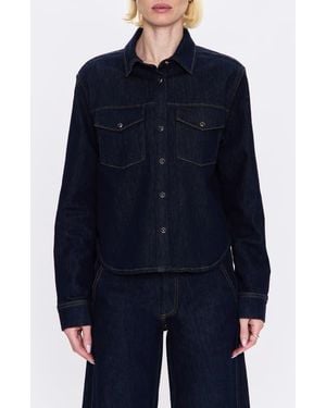 Pistola Thea Denim Shirt Jacket - Blue