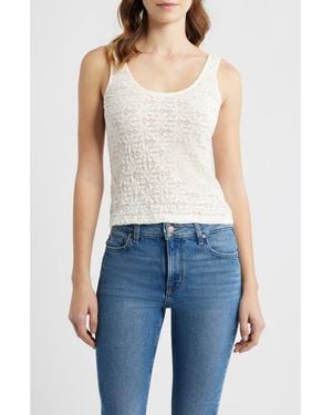 Rails Donya Lace Scoop Neck Tank - Blue
