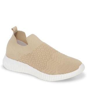 David Tate Tiptop Knit Sneaker - Natural