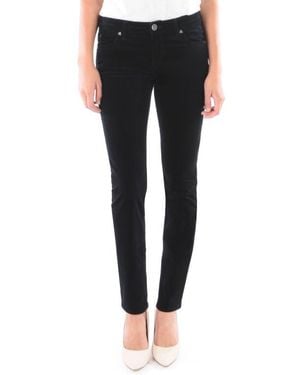Kut From The Kloth Diana Stretch Corduroy Skinny Pants - Black