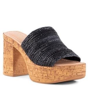Seychelles Applause Platform Sandal - Blue