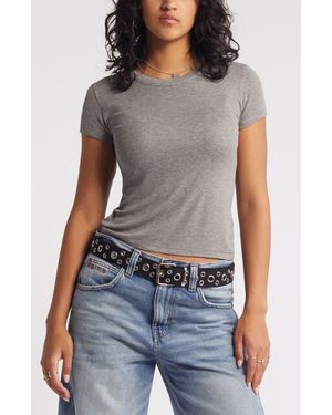 BP. Rib T-Shirt - Gray