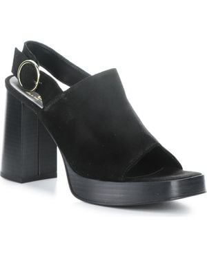Bos. & Co. Farin Slingback Platform Sandal - Black