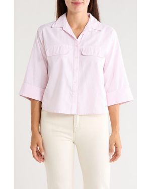 Beach Lunch Lounge Jennie Button-Up Shirt - Pink