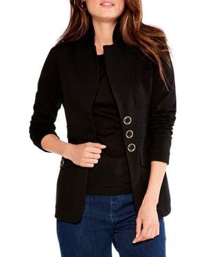 NIC+ZOE Editor Knit Blazer - Black