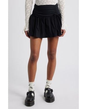 BP. Cinched Miniskirt - Black