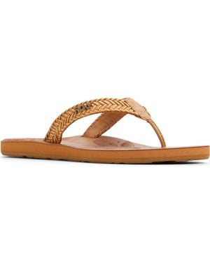 Roxy Lili Iii Flip Flop - Brown