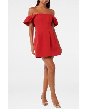 EVER NEW Jacquie Off The Shoulder Minidress - Red