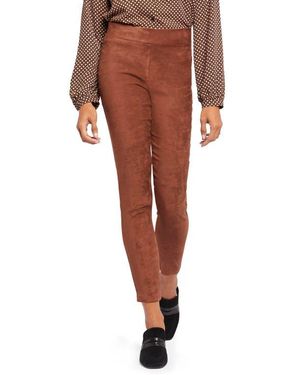 NYDJ Faux Suede Leggings - Red