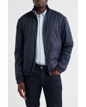 Canali Reversible Soft Touch Blouson Jacket - Blue