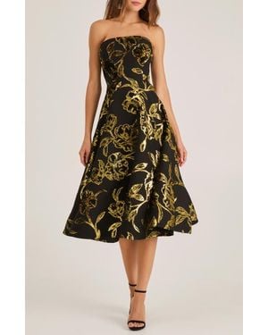 HELSI Vivi Strapless Cocktail Dress - Green