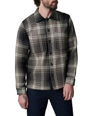 Joe's Jeans Leon Plaid Overshirt - Black