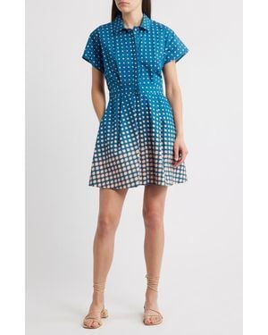 Cleobella Nicoletta Mini Shirtdress - Blue