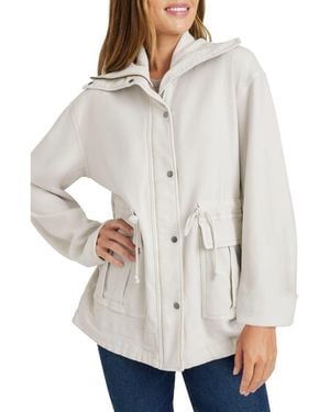 Splendid Meghan Cotton Blend Utility Jacket - Gray