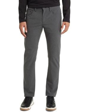 BOSS Delaware Straight Leg Five Pocket Pants - Gray
