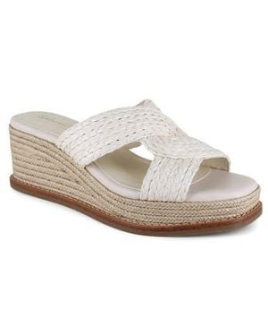 Splendid Daria Platform Wedge Sandal - White