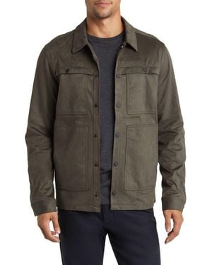 Robert Barakett Faux Suede Renoir Jacket - Brown