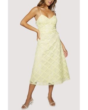 Lost + Wander Maldives Bloom Midi Dress - Yellow