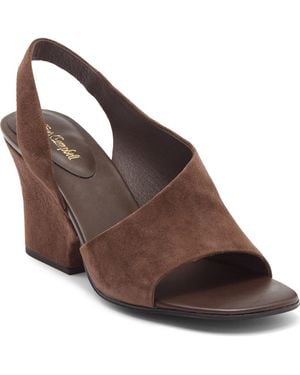 Jeffrey Campbell Pastiche Half D'Orsay Sandal - Brown
