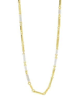 Freida Rothman Radiance Cubic Zirconia Chain Necklace - Multicolor