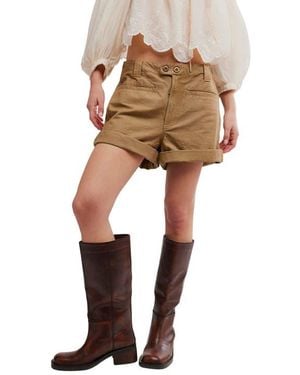 Free People Sakura Shorts - Natural