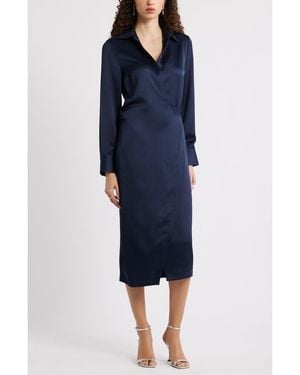 knee length dresses for ladies Bright Red Long Sleeves V-Neck High Slit Formal Dresses , CP0034 Custom Size(Leaving A note) / Custom Color(Leaving A note) main image 0