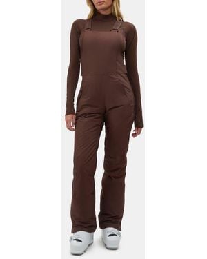 Halfdays Carson Waterproof Snow Bib Overalls - Brown