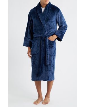 Daniel Buchler Diamond Jacquard Robe - Blue