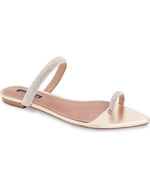 BCBGMAXAZRIA Pinot Pointed Toe Slide Sandal - Pink