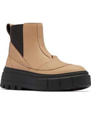 Sorel Caribou X Waterproof Platform Chelsea Boot - Black