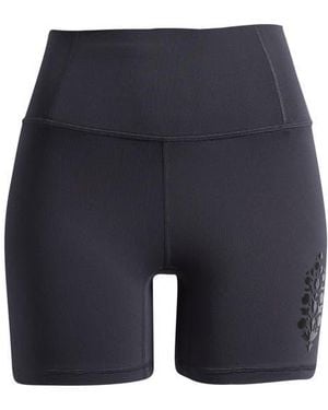 Free People Metallic Logo Never Better Bike Shorts - Blue