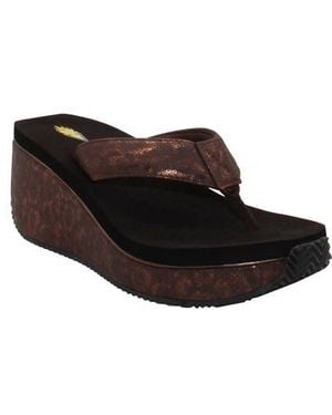 Volatile Frappachino Wedge Flip Flop - Multicolor