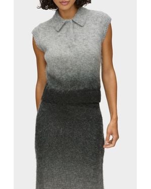 ALIGNE Lexi Polo Sweater - Gray
