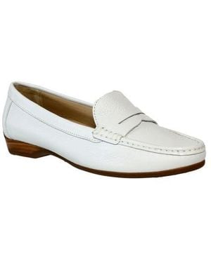 David Tate Freetime Penny Loafer - White