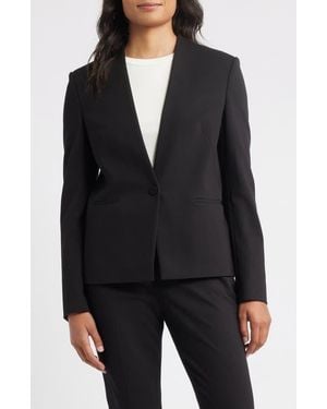 BOSS Jemma One-Button Blazer - Black