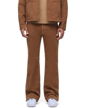Hudson Jeans Walker Cotton Trouser Pants - Brown