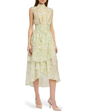 En Saison Claire Floral Sleeveless Dress - Yellow