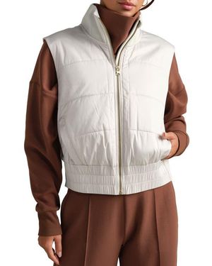Rhone Chalet Quilted Water Repellent Vest - Brown