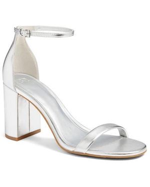 BP. Livia Ankle Strap Sandal - White
