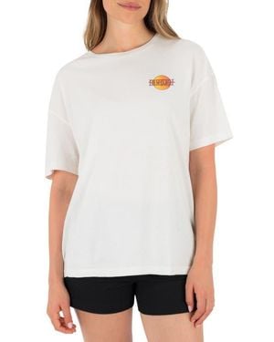 Hurley Forever Cotton Graphic T-Shirt - White