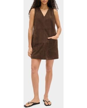 ALIGNE Piper Sleeveless Shift Dress - Brown