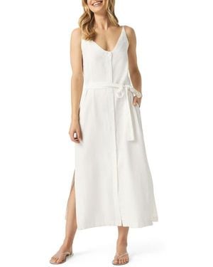 Splendid Amanda Sleeveless A-Line Dress - White