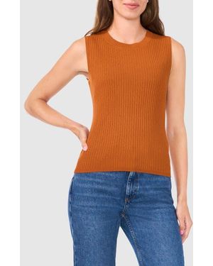 Halogen® Rib Sleeveless Sweater - Blue