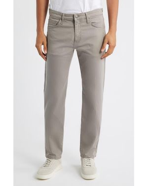 Mavi Zach Straight Leg Twill Pants - Gray