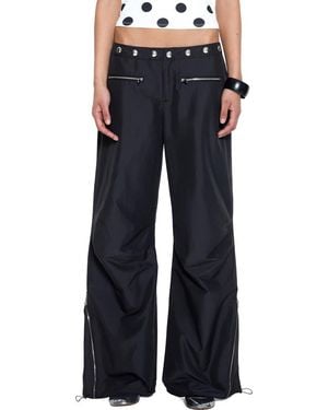 Jaded London Minimal Cargo Pants - Blue